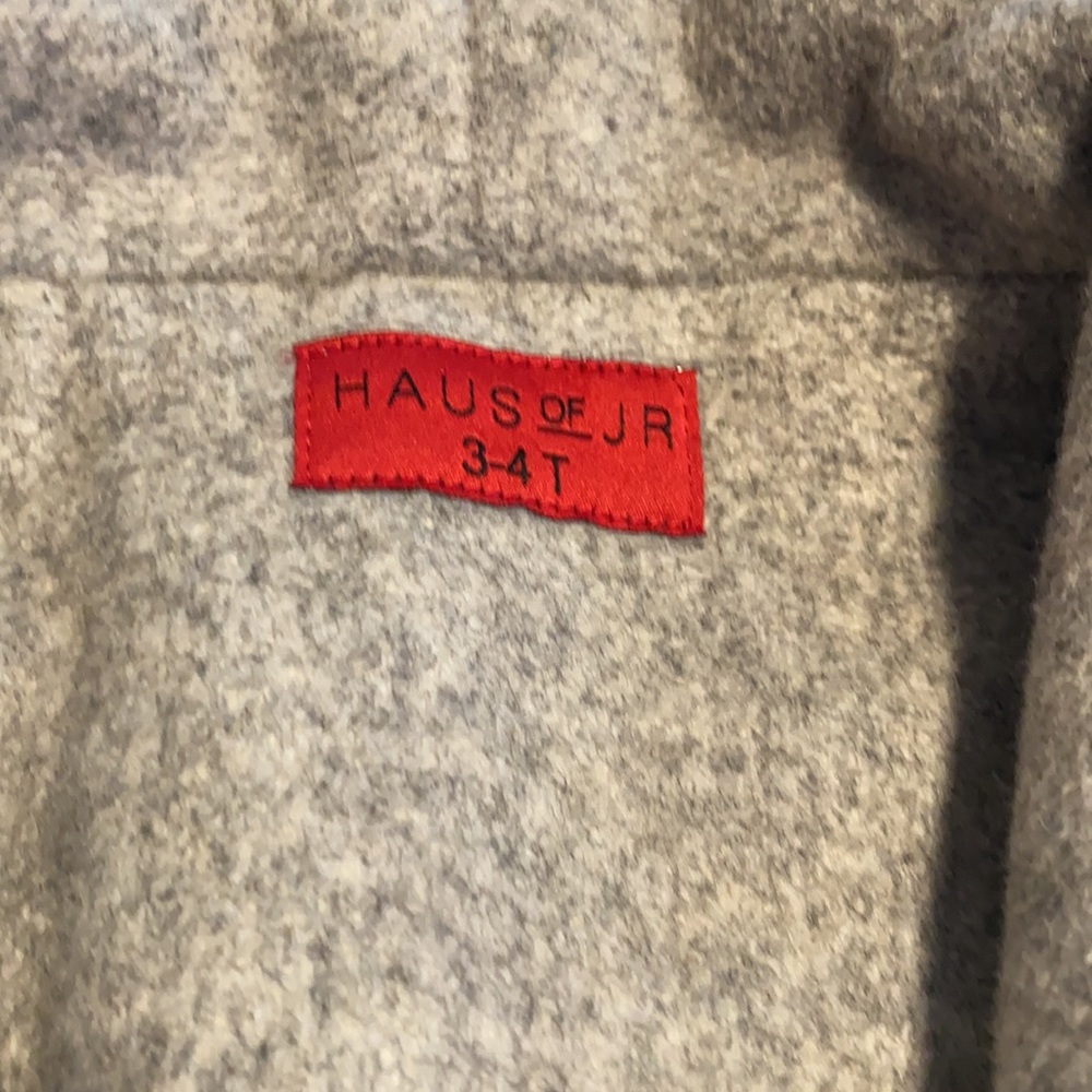 Gray wool coat - Picture 2 of 4
